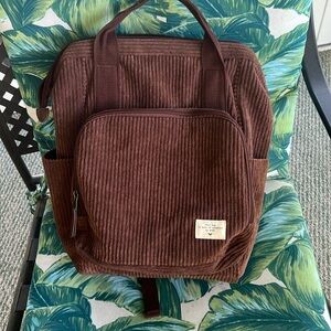 Corduroy Roxy book bag